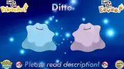 ⭐Shiny/Non-shiny Ditto 6IV XL⭐Pokémon Let's Go Pikachu/Eevee HOME (Legal)
