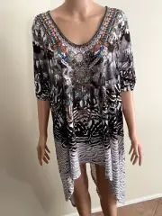 TS TAKING SHAPE SIZE M EMBELLISHED ZINGARA TUNIC
