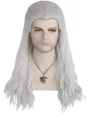 Geralt of Rivia Witcher Cosplay Wig