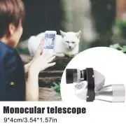 NEW HD Mini Pocket Telescope Zoom Monocular Outdoor Camping Telescope Q1F8