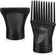 minkissy 2pcs Blow Dryer Attachment Nozzle Hair Dryer Pick Attachment Universal Hair Diffuser Attachment Hair Dryer Nozzle Combs Accessories Hair Styling Tool