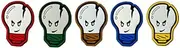 [YOYUMI] Tactical Morale Patches PVC Rubber Mini Light Bulb Patch Cartoon Funny Bag Sticker Soft Rubber Accessories