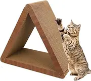 Cat Scratching Board,Interactive Cat Scratcher Triangular | Detachable Pet Kitten Mental Physical Exercise Companion for Small Medium Large Breeds Playing