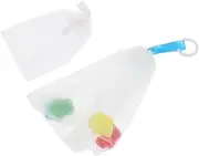 Beavorty Efficient Face Cleanser Soap Mesh Bag Multipurpose Soap Net Bags Exfoliating Net Pouches for Gentle Exfoliation