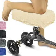 Vive Mobility Knee Walker Pad Cover - Plush Synthetic Faux Sheepskin Scooter