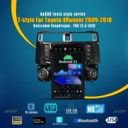 13.6" Android Tesla Style Smart Radio Car-Play GPS For Toyota 4Runner 2009-2018