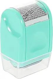 HOODANCOS Roller Stamp Pad Stamp Ideal for Bank Statements and Shipping Addresses Plastic
