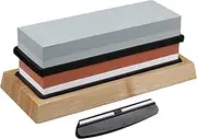 400/1000 3000/80000 Grit White Corundum -Sided Whetstone with an Portable for Kitchen Multicolor230 1 Set