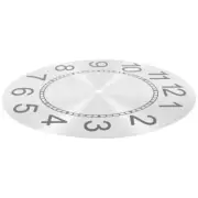 Aluminum Dial Quartz Clock Mechanism Replacement Kit Faces for Crafts Wall