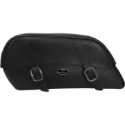 Saddlemen Drifter Slant Saddlebags - Plain (Black) Extra Jumbo | 3501-0321