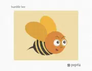 Bumble Bee Needlepoint Kit or Canvas