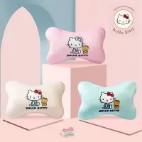 在飛比找樂天市場購物網優惠-✨HELLO KITTY 車用 頭枕 靠枕 抱枕 毛絨 骨頭