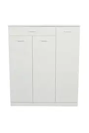 Adrian Shoe Storage Cabinet - High Gloss White