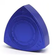 ROTOR SHAPED BRAKE / CLUTCH MASTER CYLINDER CAP COVER RX-7 RX7 13B 20B BLUE