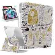 Rotating Case for ipad 10th Generation case,Cute 10.9 inch ipad case Pharaoh