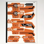 LEGO STICKER SHEET 42120 Rescue Hovercraft Technic Decals Stickers Harbor
