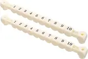 2pcs Table Soccer Score Counters Durable Multi Functional Scorekeeper Bars for Foosball Games Lightweight Markers for Table Football Easy to Use Scorekeeping Accessories