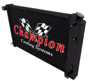 RR Champion 3 Row Black Finish Radiator for 1978 - 1987 Chevrolet Monte Carlo (for: Chevrolet)