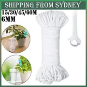 15-60M Self Watering Wick Cord Cotton Rope String Indoor Potted Plant Flower 6Mm