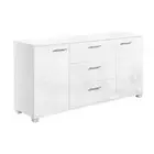 Artiss High Gloss Sideboard Storage Cabinet Cupboard - White
