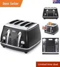 Icona Classic Toaster , 4 Slot Toaster with Reheat and Defrost Functions, Sep...