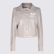 [Courreges] Courreges-Jackets Mastic Grey-Donna 34