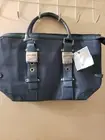 Davidoff Cool Water Purse Handbag Travel Bag Vegan Blue Brand New NWT C9-7