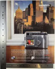 2001 Olympus Camedia C-700 Camera Ad C-2100 Ultra Zoom Photography Pictures