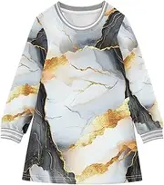 [Caihoyu] Girls Fall Dress Toddler Stylish Festival Outfit, Multicolor10, 4 Years