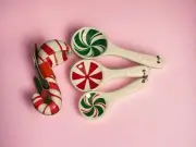 Christmas Measuring Spoons and a Cup Ladle
