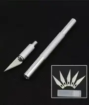 Blades Wood Carving Tools Fruit Food Craft Sculpture Engraving Knife Scalpel 7pc