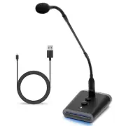 Movo GM-7 Professional 18-inch Gooseneck Microphone and USB Interface Base