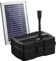 Solar Pond Pump with Filter Box 4.6FT Water Fountain Outdoor Garden Kit