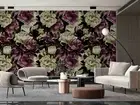 3D Floral Seamless Wallpaper Wall Mural Removable Self-adhesive 462