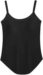 [Ztexkee] Girls Top Tank Tops Casual Cami Built in Bra Sleeveless Padded Slim Fit Crop Tank Top for Teen Girl Women
