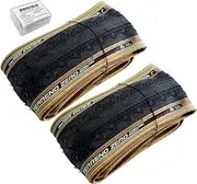 Vittoria Terreno Zero G2.0 Gravel Tubeless Tire 700x38C Skinwall x Black with ZEOSS Glueless Patch Kit, VT3125-ZEO