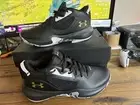 Under Armour UA Lockdown 6 Basketball Shoes Black Gold 3025616-003 K-Size 7Y