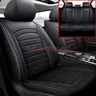 For Nissan Car Seat Cover Full Set Leather 5-Seats Front Rear Protector Cushion