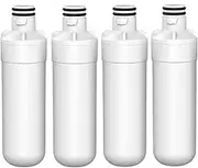 HYJJ 4X Fridge Water Filter Replacement for LG LT1000P, ADQ747935, GF-V708MBSL, GF-V910MBSL, GF-D706BSL, GF-D706MBL, GF-L677SL, GF-L706MBL, GF-L706PL, GF-V706BSL, GF-V706MBL, GF-V910MBL, GF-V910MBLC