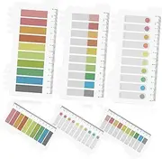 PLAFOPE Book of Multi Function Sticky Tabs Convenient Page Markers Compact Sticky Flags for Easy Highlighting for Study Work Organization