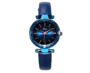 W02 Dazzling Blue Luxury Ladies Watch Fashion Trend Belt Watch Korean Version of Simple and Versatile Waterproof Watch Wristband