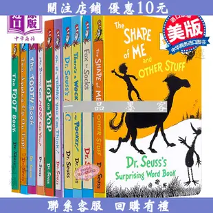 下殺@蘇斯博士紙板書10本 Dr.Seuss Bright Early 英文原版經典兒童繪本故事 十冊 【一品墨客精選】