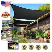 High Density UV Resistant 9' x 11' Rectangle Sun Shade Sail - Customize Yours!
