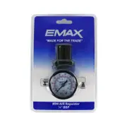 EMAX Mini Air Regulator 1/4 Inch BSP Durable Compressor Gauge Valve