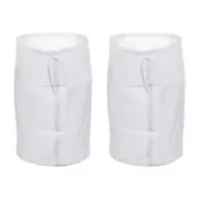 100 Mesh Paint Filter Bag 11.8" Dia Nylon Strainer with Drawstring 2Pcs