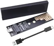Dual Protocol M2 SSD Case Enclosure NVMe SATA NGFF M.2 SSD Box USB 3.1 10Gbps for External Hard Drive M/B+M Key M.2 SSD RTL9210B