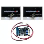 2x P-134 Post-Amplifier VU DB Meter Audio Header Backlight w/ Driver Board