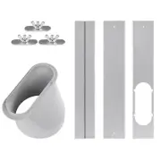 Adjustable Portable Air Conditioner Window Vent Kit, Window Slide Kit Plate for