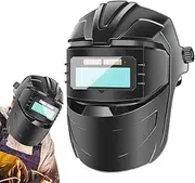Welding Helmet Auto Darkening - Anti-Glare Welder Face Shield | Portable Adjustable Headgear, Wide Shade Face Protector for Metal Fabrication Industrial Home