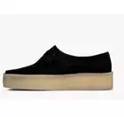 CLARKS ORIGINALS Wallabee Cup Ladies Black Suede Leather Shoes UK 4.5 D EU 37.5